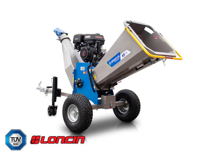 Holzhäcksler Schredder 15cm mit Loncin Motor 15 PS KB15