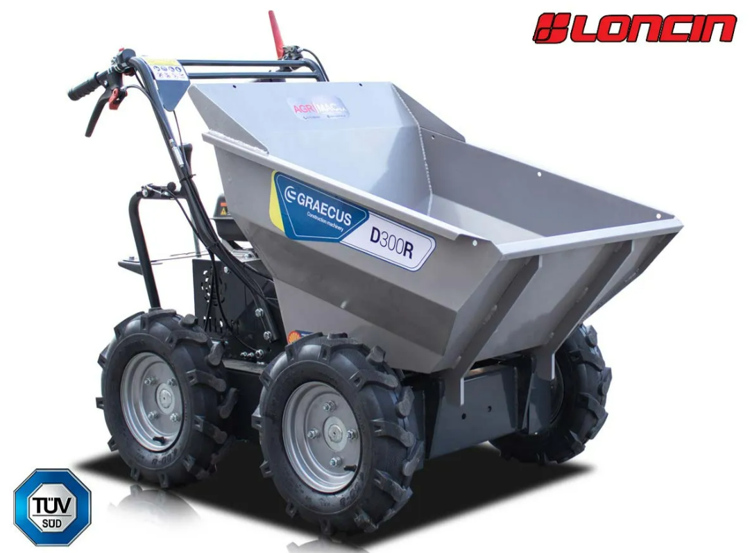 Raddumper mit mechanischer Kippvorrichtung D300R