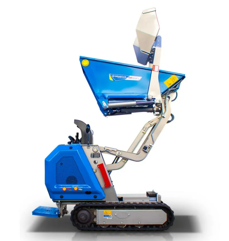 Diesel-Dumper, hydrostatisch, mit Lader und 800 kg Kipplast