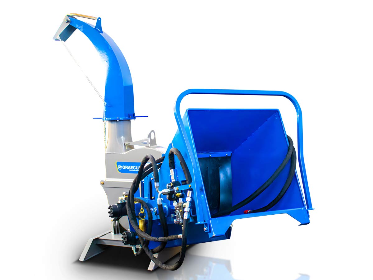 Holzhäcksler Schredder Zapfwellenhäcksler bis 15cm mit hydraulischen Einzug