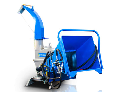 Holzhäcksler Schredder Zapfwellenhäcksler bis 15cm mit hydraulischen Einzug