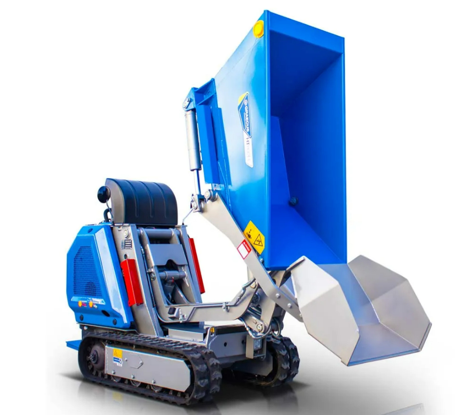 Diesel-Dumper, hydrostatisch, mit Lader und 800 kg Kipplast