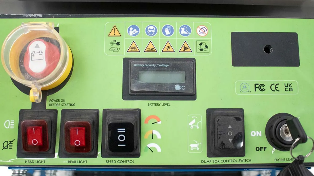 Elektrischer Dumper mit hydraulischer Kippvorrichtung E500H