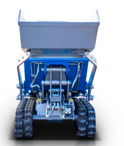 Diesel-Dumper, hydrostatisch, mit Lader und 800 kg Kipplast