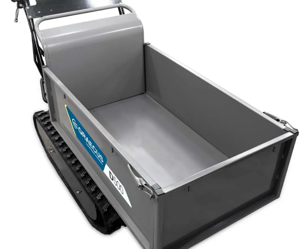 Raupendumper mit mechanischer Kippvorrichtung D500