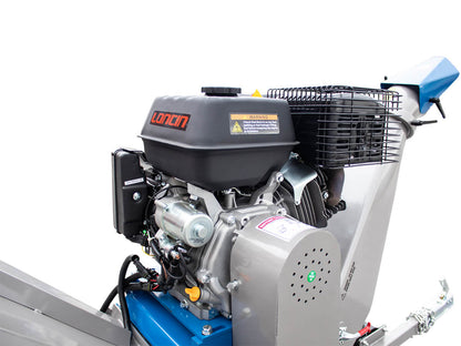 Holzhäcksler Schredder 15cm mit Loncin Motor 15 PS KB15