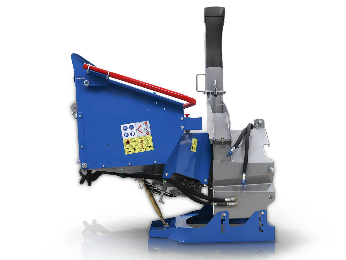 Holzhäcksler Schredder Zapfwellenhäcksler bis 13cm mit hydraulischen Einzug