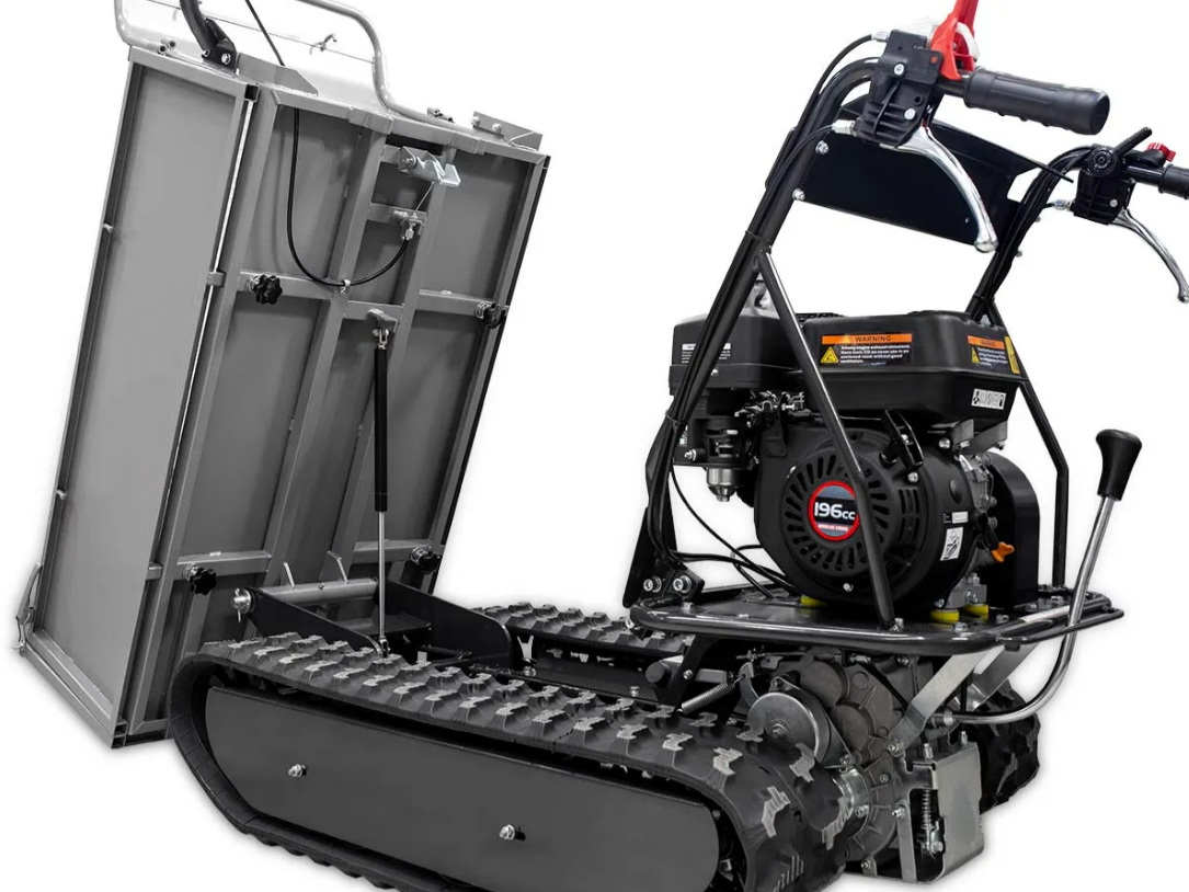 Raupendumper mit mechanischer Kippvorrichtung D500