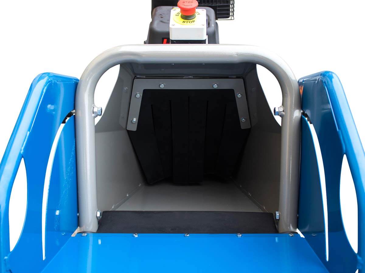 Holzhäcksler Schredder 10cm mit 6,5PS Loncin Benzinmotor