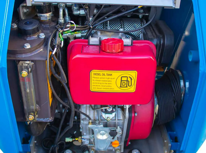 Diesel-Dumper, hydrostatisch, mit Lader und 800 kg Kipplast